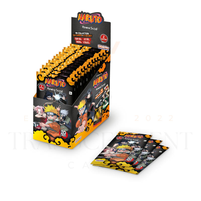 Naruto Mythos Trading Card Game - 1st Edition Booster Box (24 Booster Packs)