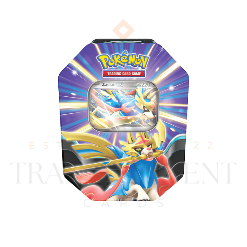 Pokemon TCG Slashing Legends Ex Tin - Zaican