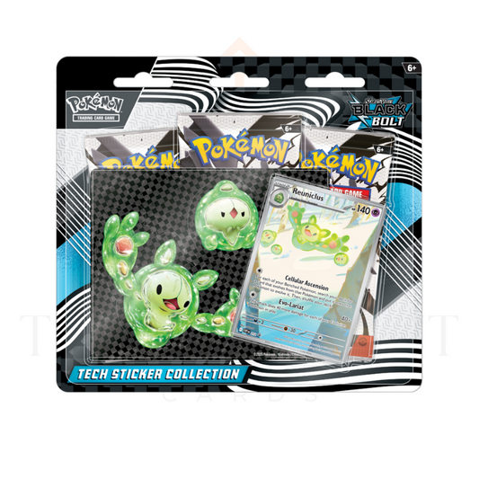 Pokemon TCG SV 10.5 Black Bolt Tech Sticker Collection Reuniclus