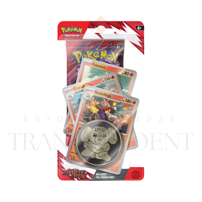Pokemon TCG SV10 Destined Rivals Premium Checklane Blister - Skeledirge