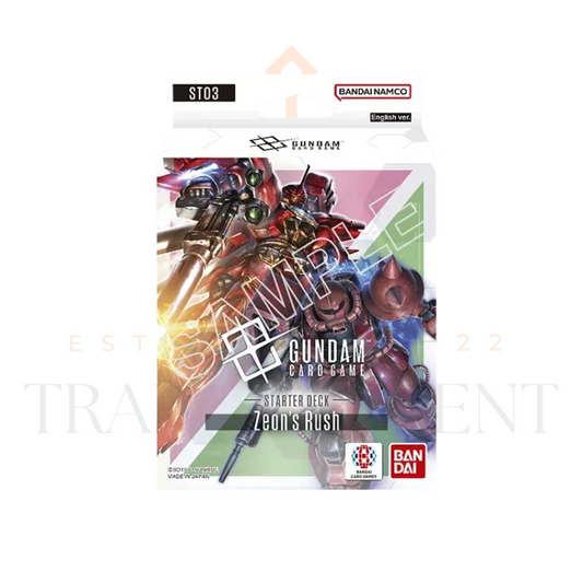 Gundam Card Game Starter Deck ST03 Zeon's Rush