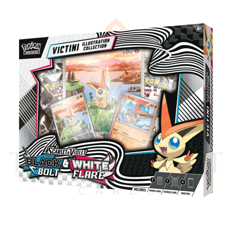 Pokemon TCG S&V 10.5 Black Bolt & White Flare Unova Victini Illustration Collection