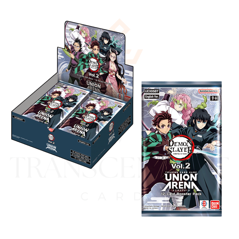 Union Arena TCG UEX05T Demon Slayer: Kimetsu no Yaiba Vol.2 (16 Booster Packs)