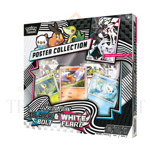 Pokemon TCG S&V 10.5 Black Bolt & White Flare Poster Collection