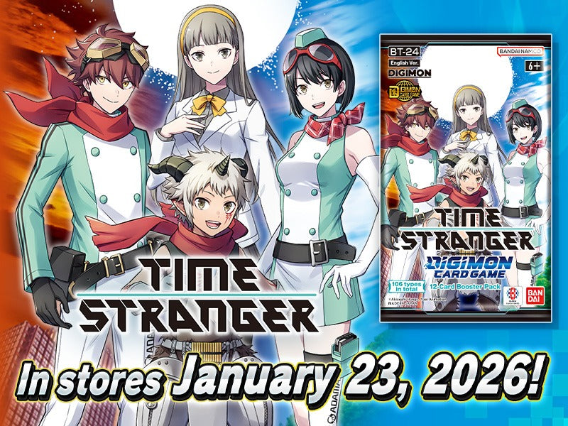 Digimon TCG BT24 Time Stranger Booster Box (24 Booster Packs)