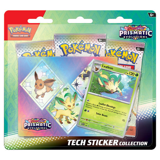 Pokemon TCG Scarlet & Violet Prismatic Evolutions - Tech Sticker Collection