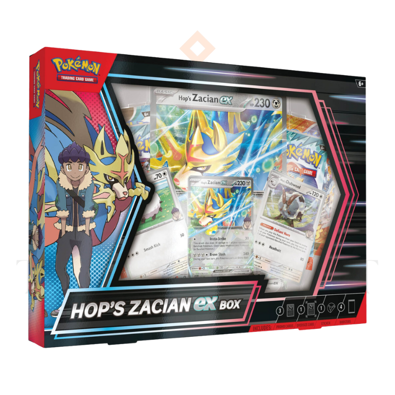 Pokemon TCG Hop's Zacian ex Box