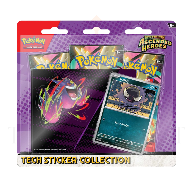 Pokemon TCG Mega Evolution Ascended Heroes - Tech Sticker Collection - Gengar/Gastly