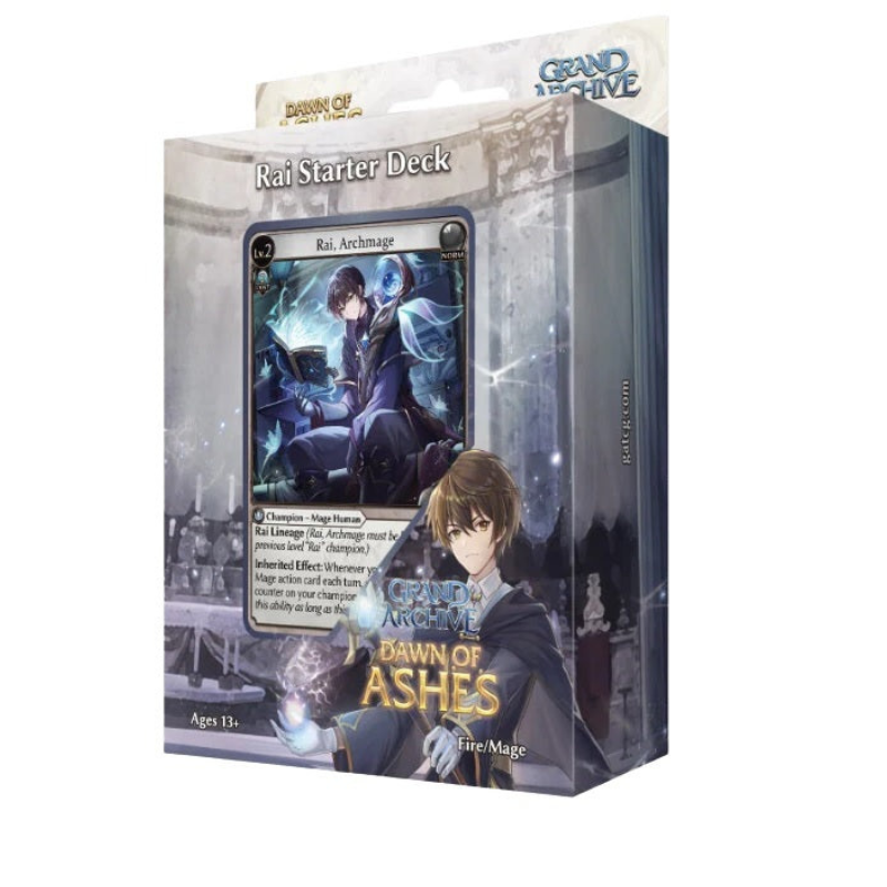 Grand Archive TCG Dawn of Ashes Starter Decks - 3 Types