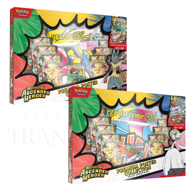 Pokemon TCG Mega Evolution Ascended Heroes - Premium Poster Collection - Assortment