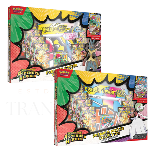 Pokemon TCG Mega Evolution Ascended Heroes - Premium Poster Collection - Assortment