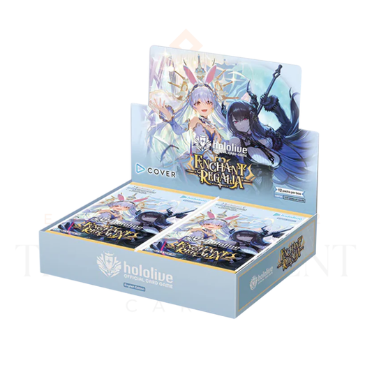 Hololive Official Card Game Enchant Regalia Booster Box (12 Booster Packs)