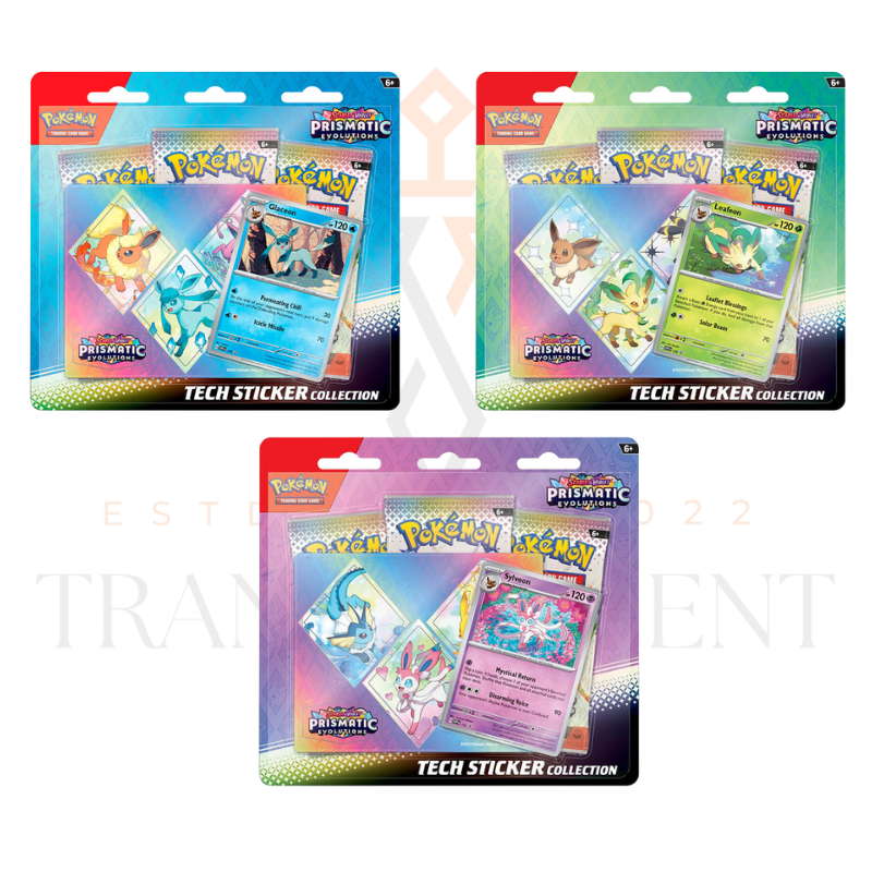 [Pre Order] Pokemon TCG Scarlet & Violet Prismatic Evolutions - Tech Sticker Collection