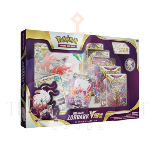 Pokemon TCG Hisuian Zoroark VSTAR Premium Collection Box