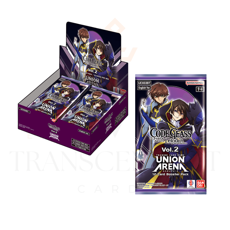 [Pre Order] Union Arena TCG UEX03BT Code Geass Lelouch of the Rebellion Vol.2 (16 Booster Packs)