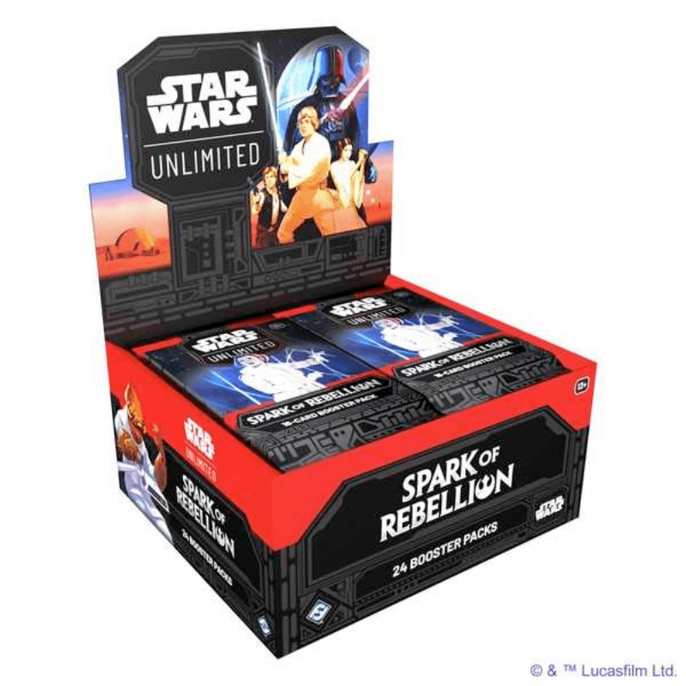 Star Wars: Unlimited Spark of Rebellion Booster Display Box (24 Packs)