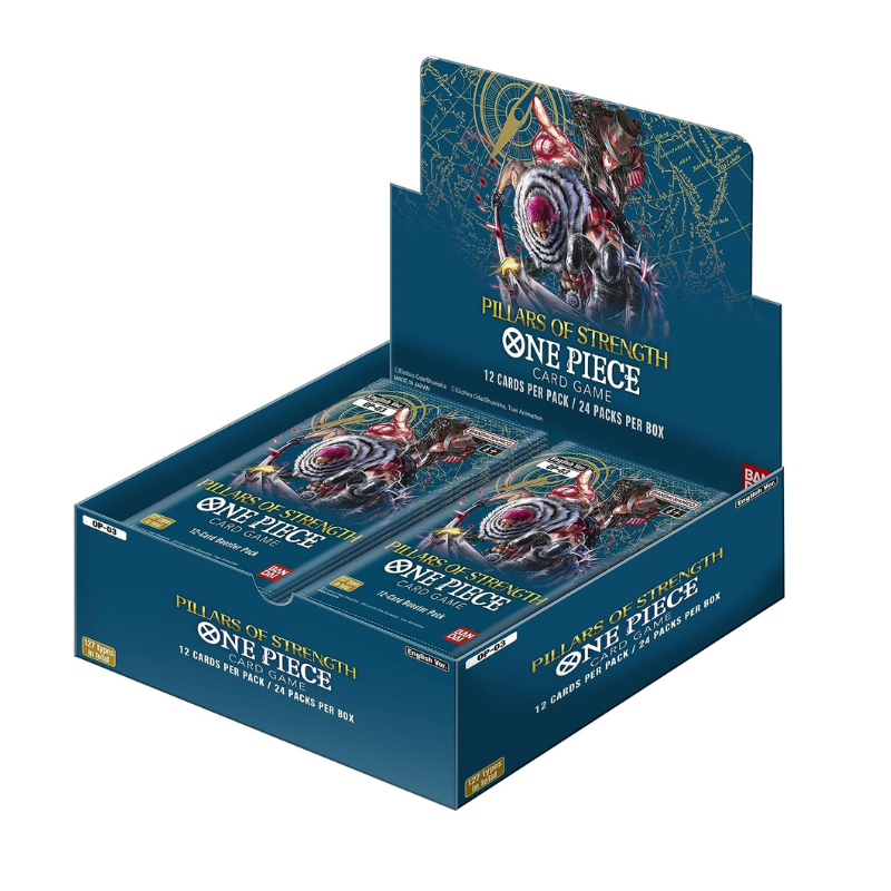 One Piece Card Game OP03 Pillars of Strength Booster Box (24 Booster Packs)