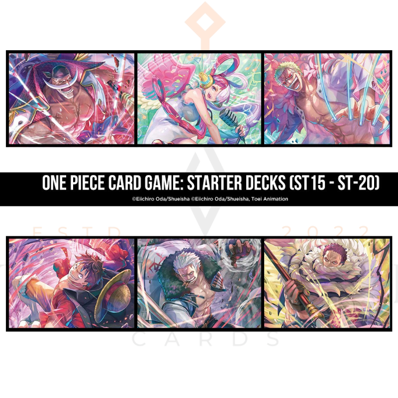 One Piece Card Game Starter Decks ST15 - ST20