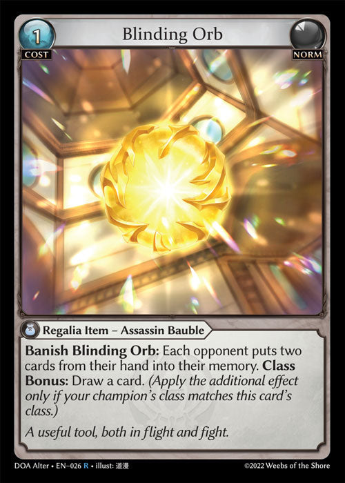 DOA Alter 026 Blinding Orb (R)