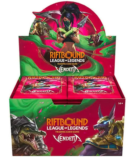 Riftbound League of Legends Vendetta Booster Box (24 Booster Packs)