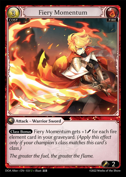 DOA Alter 133 Fiery Momentum (U)