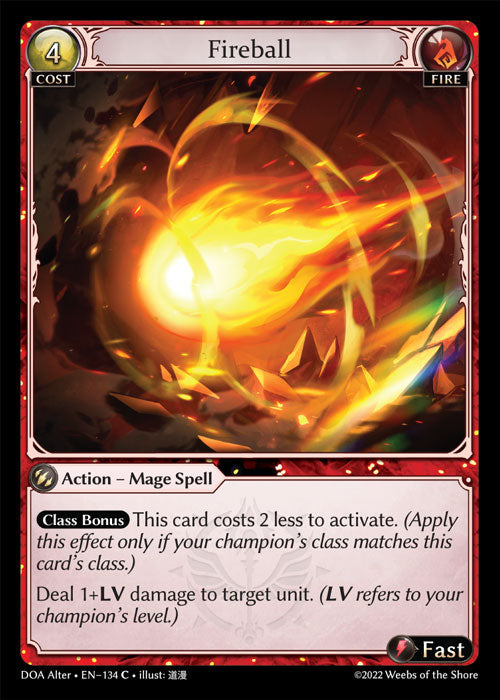 DOA Alter 134 Fireball (C)