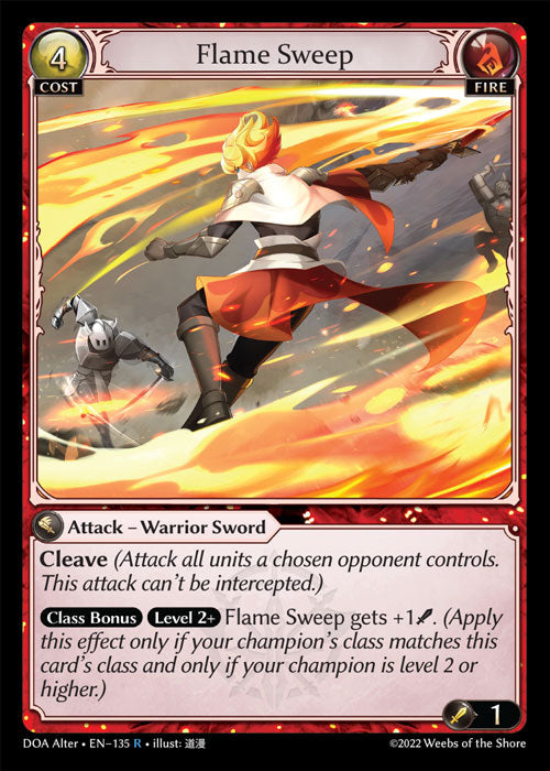 DOA Alter 137 Flamelash Subduer (C)