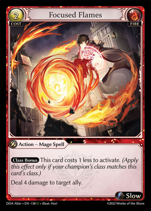 DOA Alter 138 Focused Flames (U)