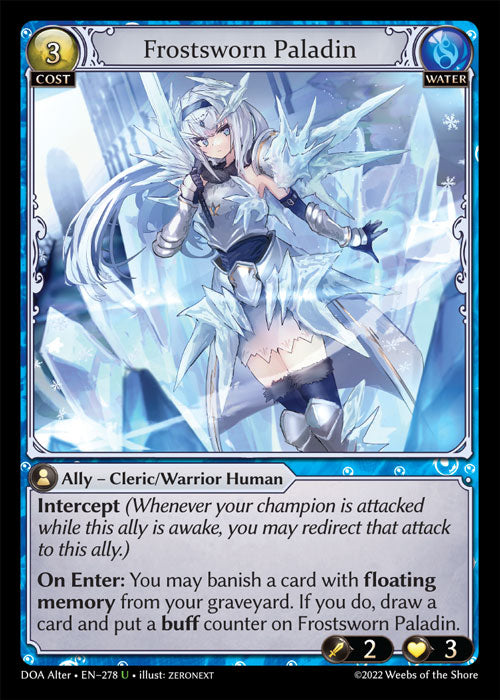 DOA Alter 278 Frostsworn Paladin (U)