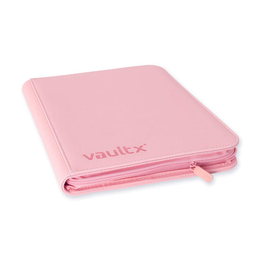 Vault X - 9-Pocket Exo-Tec® Zip Binder Just Pink