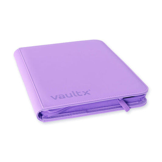 Vault X - 9-Pocket Exo-Tec® Zip Binder Just Purple