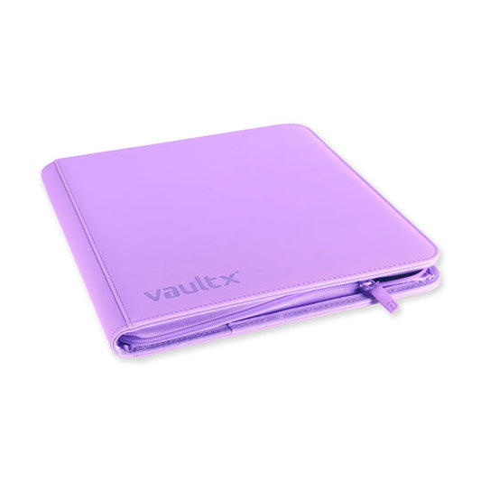 Vault X - 12-Pocket Exo-Tec® Zip Binder Just Purple