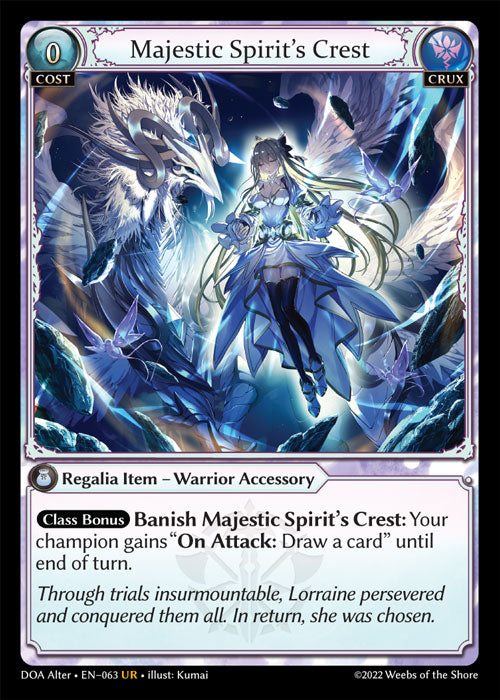 DOA Alter 063 Majestic Spirit's Crest (UR)