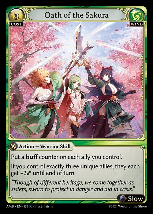 AMB 185 Oath of the Sakura (R)