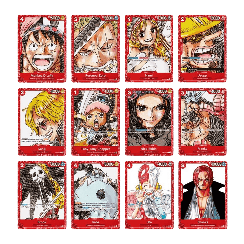 One Piece Card Game Premium Card Collection Film Red Edition