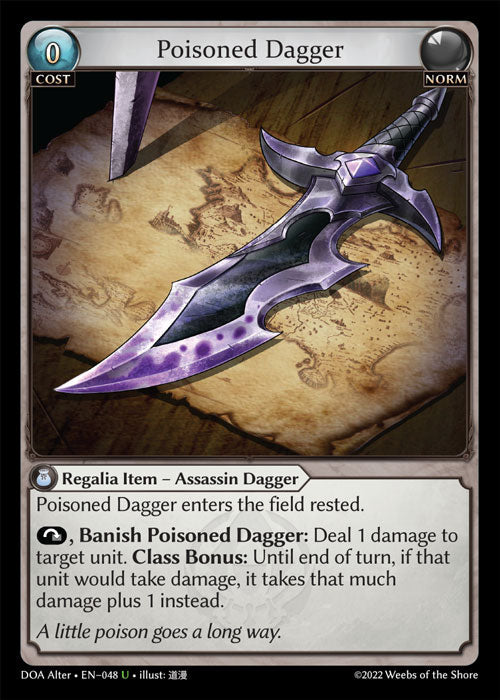 DOA Alter 048 Poisoned Dagger (U)