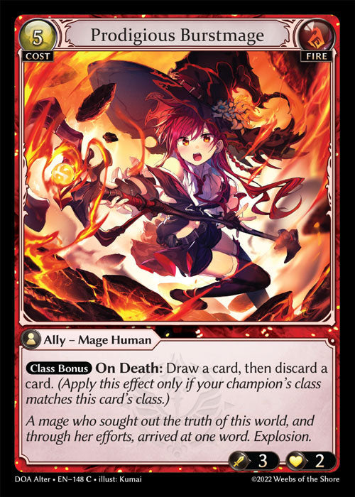 DOA Alter 148 Prodigious Burstmage (C)