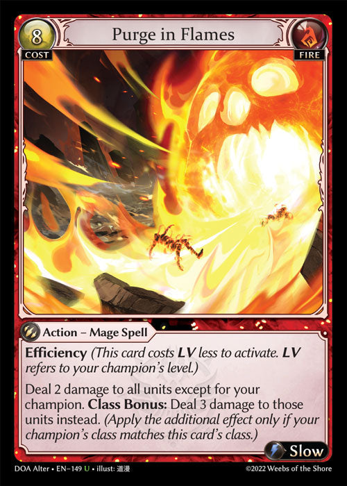 DOA Alter 149 Purge in Flames (U)