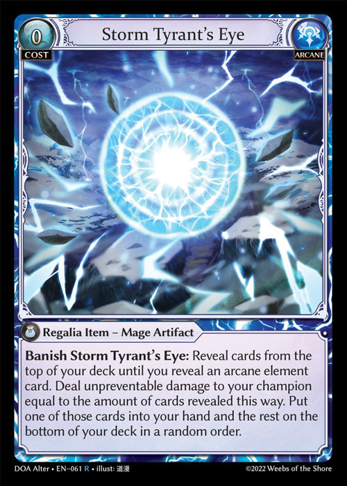 DOA Alter 061 Storm Tyrant's Eye (R)