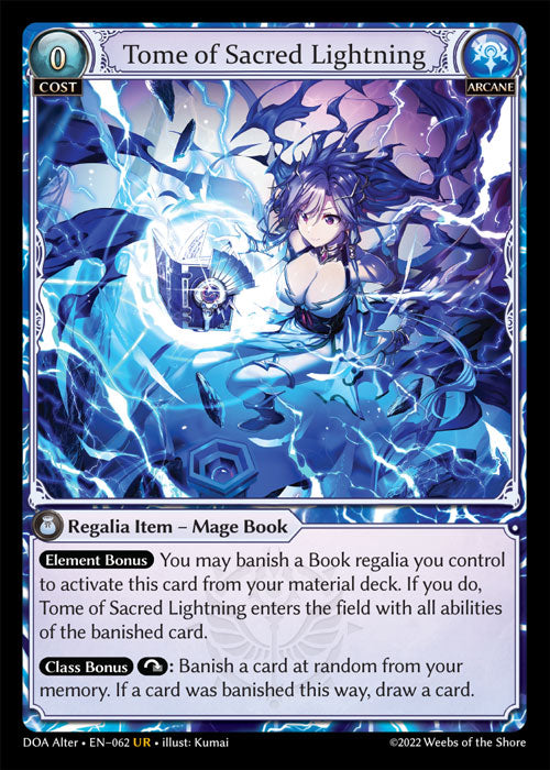 DOA Alter 062 Tome of Sacred Lightning (UR)