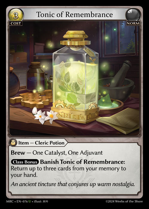 MRC 076 Tonic of Remembrance (UC)