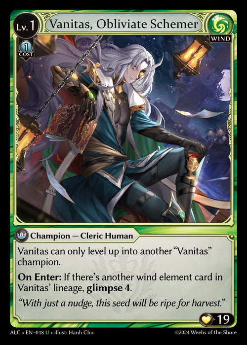 ALC 018 Vanitas, Obliviate Schemer (UC)