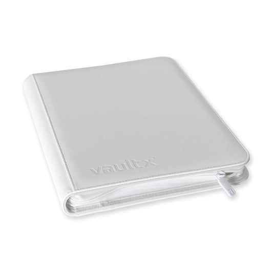 Vault X - 9-Pocket Exo-Tec® Zip Binder White Edition