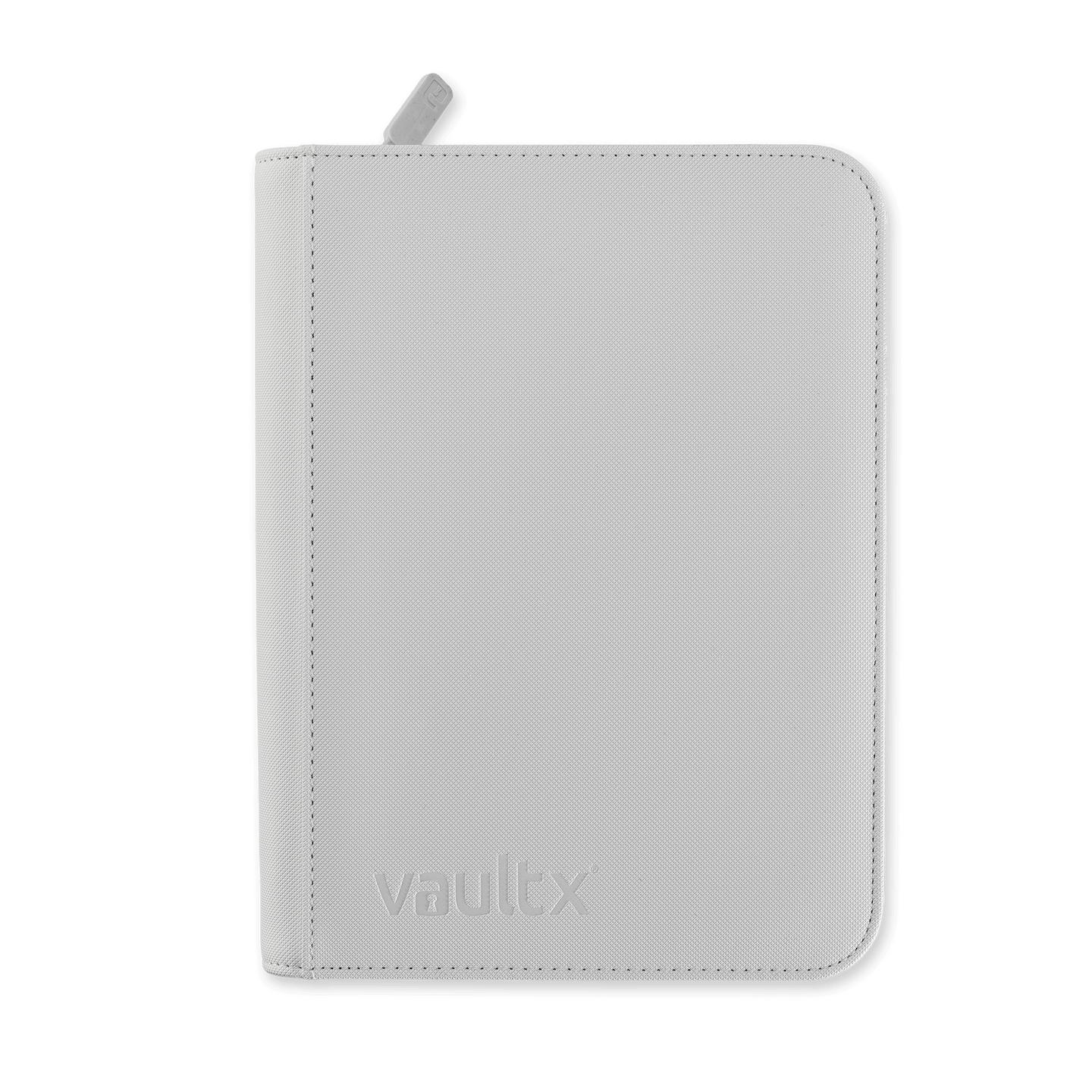 Vault X - 4Pocket Exo-Tec® Zip Binder White Edition