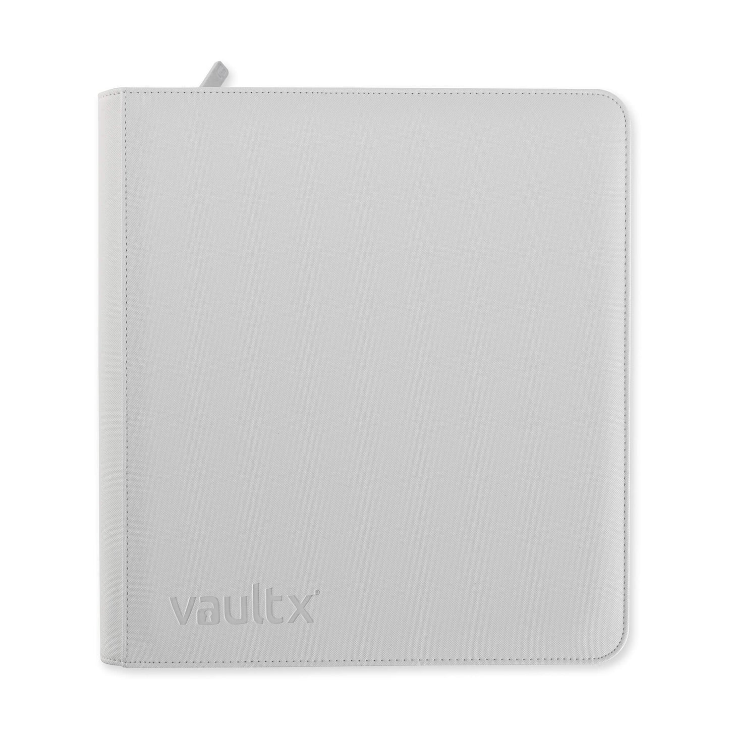 Vault X - 12-Pocket Exo-Tec® Zip Binder White Edition