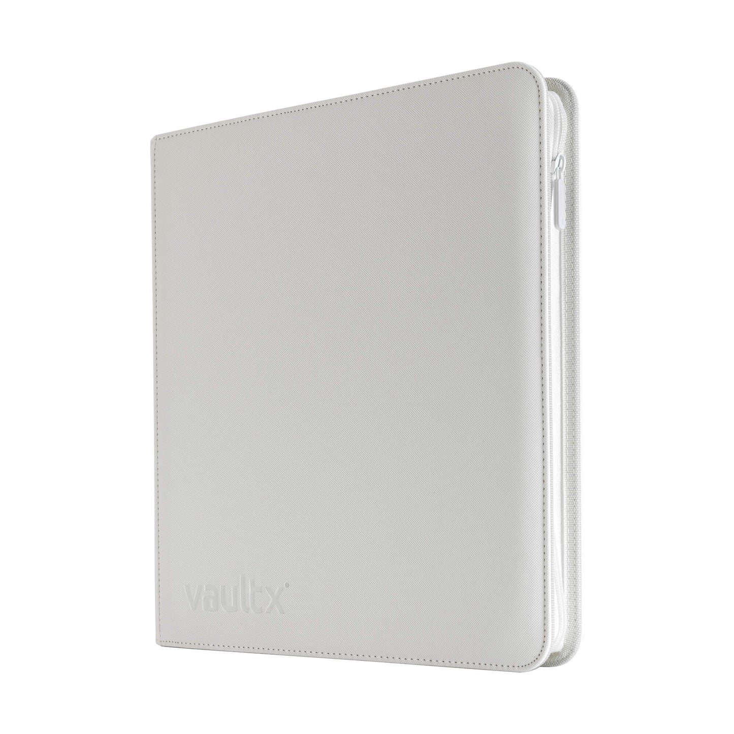 Vault X - 12-Pocket Exo-Tec® Zip Binder White Edition