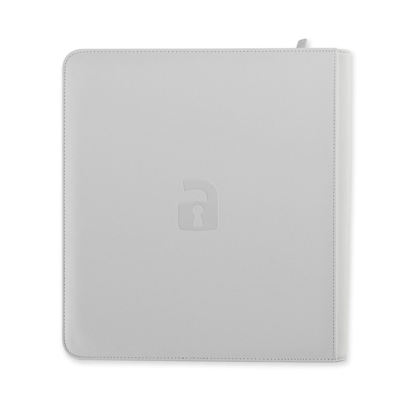 Vault X - 12-Pocket Exo-Tec® Zip Binder White Edition