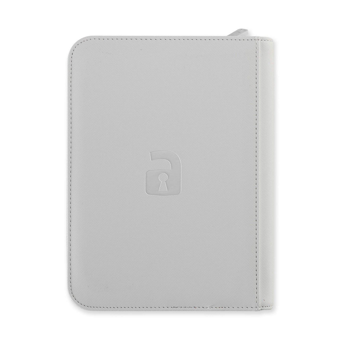 Vault X - 4Pocket Exo-Tec® Zip Binder White Edition