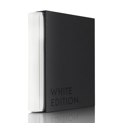 Vault X - 9-Pocket Exo-Tec® Zip Binder White Edition