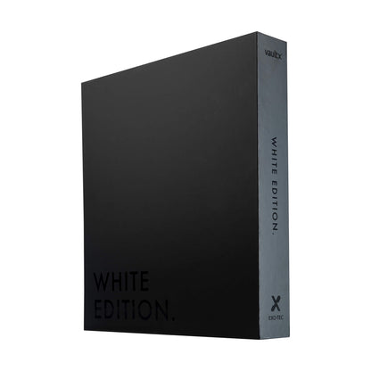 Vault X - 12-Pocket Exo-Tec® Zip Binder White Edition